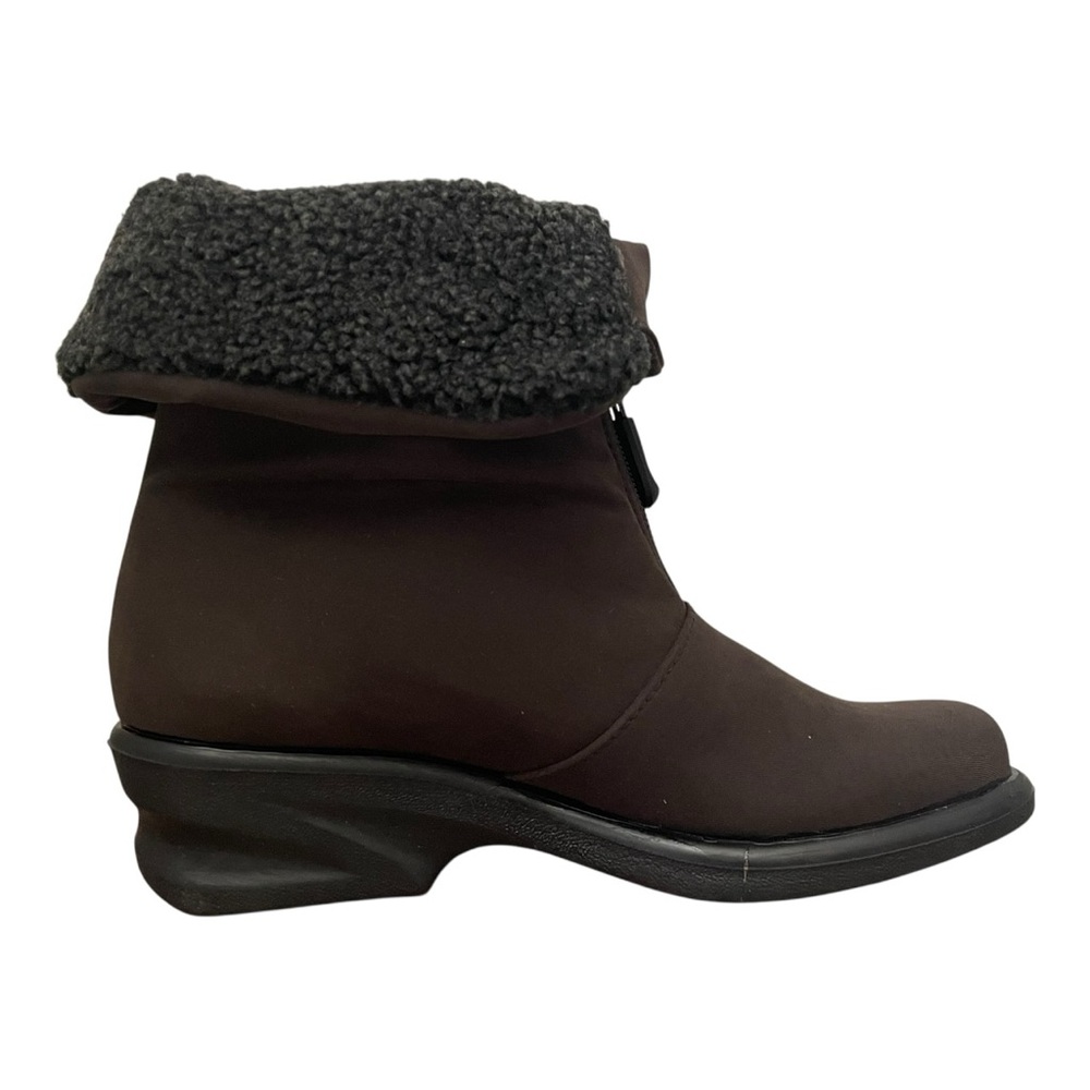 Toe Warmers Dark Brown Zip Michelle Waterproof Heat Insulated -11f Boot Size 6